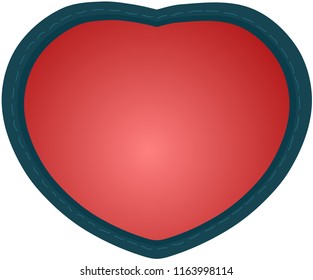 3D Red Heart texture  for greeting cards textiles fabric cloths and apps and websites