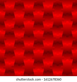 3D Red Jigsaw Gradient Tile Seamless Pattern Background Vector Illustration 001