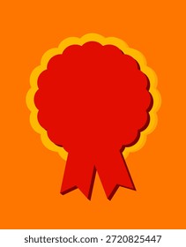 Icono de campana de notificación roja 3D para alertas y recordatorios.