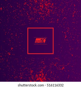 Fondo de malla abstracta 3D de color rojo y púrpura con círculos, líneas y formas | Diseño EPS10