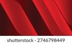 3D red techno abstract background overlap layer on dark space with glowing triangle decoration. Minimal modern graphic design element future style.