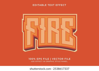 3D Red Vector Text Effect. Text effect for sport logo, game logo, business