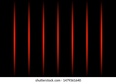 3d red vertical fading neon light elements on black background. Futuristic abstract pattern. Texture for web-design, website, presentations, digital printing, fashion or concept design. EPS 10