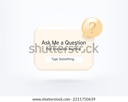 3D reminder notifications page with floating elements. Alert for Ask the Question and answer. 3d vector bell render on calendar.