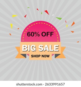 3D render of blue glass big sale text. Promotional advertising marketing design for retail business commerce consumerism. Discount offer bargain deal. Special price savings. Black Friday Sale banner d
