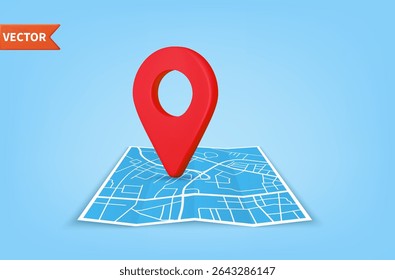 3d render location symbol pin icon sign or navigation locator map travel gps direction pointer and marker place position point, GPS, navigator pin checking poins. Vector illustration