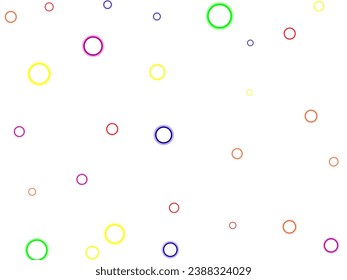 3d render of particles, colored paper applique.  Creative design. 3D Illustration