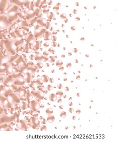 3d render, pastel candy balls, abstract background, pearls, beads assortment