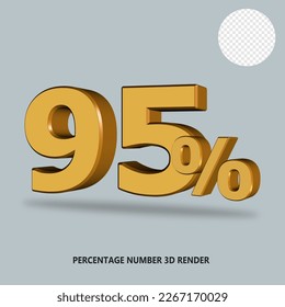 3.D PORCENTAJE DE RENDER COLOR DE ORO AMARILLO