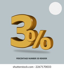 3D-RENDER-PERZENTATION GELBE GOLDFARBE