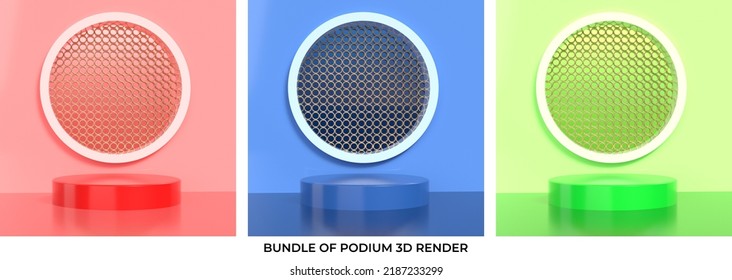 Verkaufsprodukt für 3D-Renderingpoden