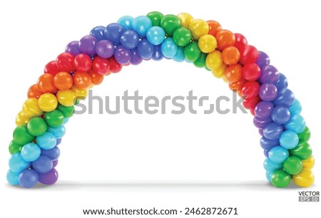 Similar – Image, Stock Photo Rainbow at the door