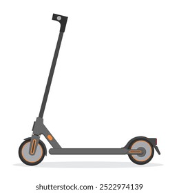 3d render of a scooter. Electric scooter. Ground transport. vector illustration