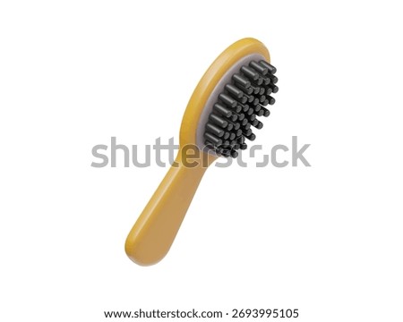 3d rendered hair brush icon