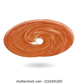 3d rendered illustration of a gouache stain