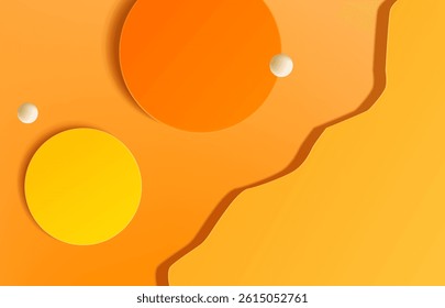 3d rendering, Abstract minimal stage for product display present background.