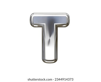 3d rendering alphabet text effect vector transparent element