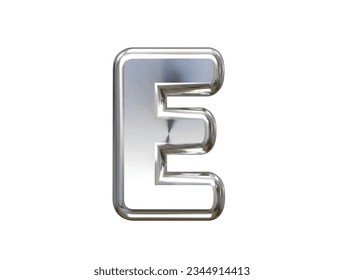 3d rendering alphabet text effect vector transparent element