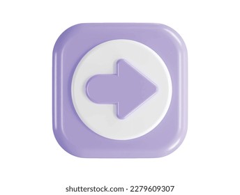 3d rendering arrow icon vector illustration transparent element