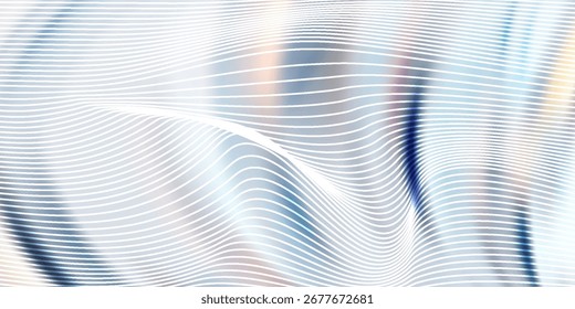 3d rendering. Flowing curve lines background,3D vector illustration design.eps 10