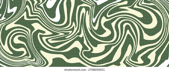 Renderización 3D. Líneas de contorno de montaña verde.  Terreno topográfico.