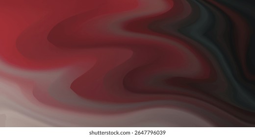 Textura de ilustração de renderização 3D de tecido natural de seda com pregas suaves de cor vermelha. Textura realista do fundo de seda. fundo abstrato