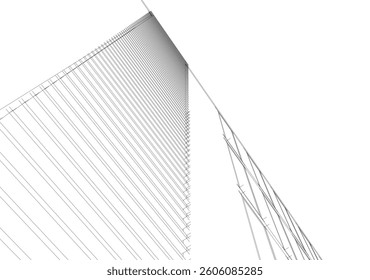 3d rendering of a modern building