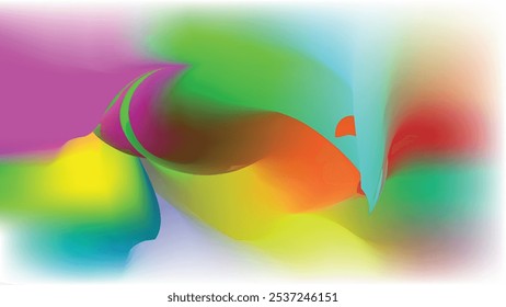 Representación 3D. Fondo moderno del diseño de la pared de la bandera del color del arco iris LGBT