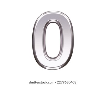 3d rendu nombre de texte effet vectoriel
