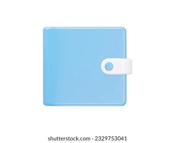 3d rendering wallet icon illustration transparent
