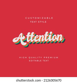 3D Retro and Retro Style Text Effects