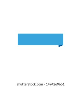 3D Ribbon, text frame EPS Vector