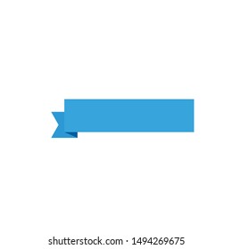 3D Ribbon, text frame EPS Vector