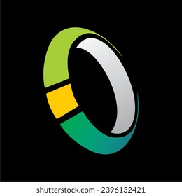 3D ring icon business logo