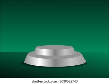 3D room vector for product display background