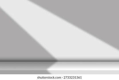 3D round podium backdrop. Abstract composition, minimalist design. 3D studio showroom cosmetic product base, fashion stage mockup.