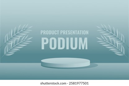 3D  round podium set background . Minimalist mockup pedestal, Abstract product