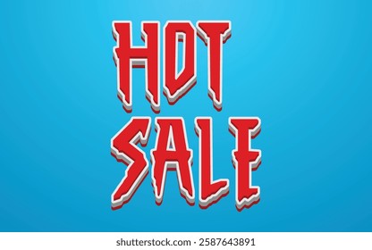 3D Sale Text Effect Banner on purple abstract background