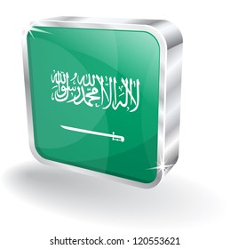 3d Saudi Arabia Flag Vector Icon