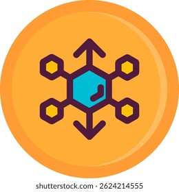 Diseño de iconos de Vector de línea a escala 3D
