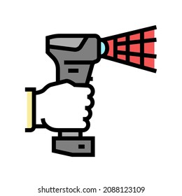 3d scanner color icon vector. 3d scanner sign. isolated symbol illustration