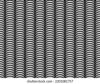 3D Seamless Metal spring texture and pattern