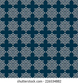 3d seamless pattern in arabic style. Vector background 