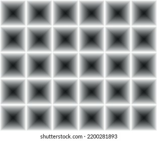 3D Seamless pattern. Background Vector illustration