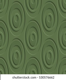 Patrón sin foco 3D en color Kale. Fondo del vector inclinable neutro para el diseño de materiales.  Kale es color de 2017 año.