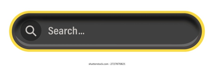 3d search bar Internet browser engine.