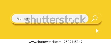 3d search bar Internet browser engine