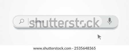 3d search bar Internet browser engine