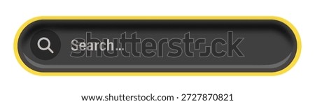 3d search bar Internet browser engine.