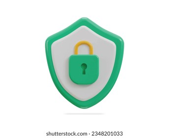 3d security verified icon vector illustration